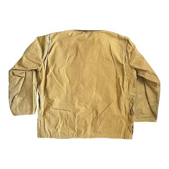 Vintage 60’s Black Sheep Flannel Insulated Canvas Hunting Jacket W/ Game Pouch - Picture 4 of 11